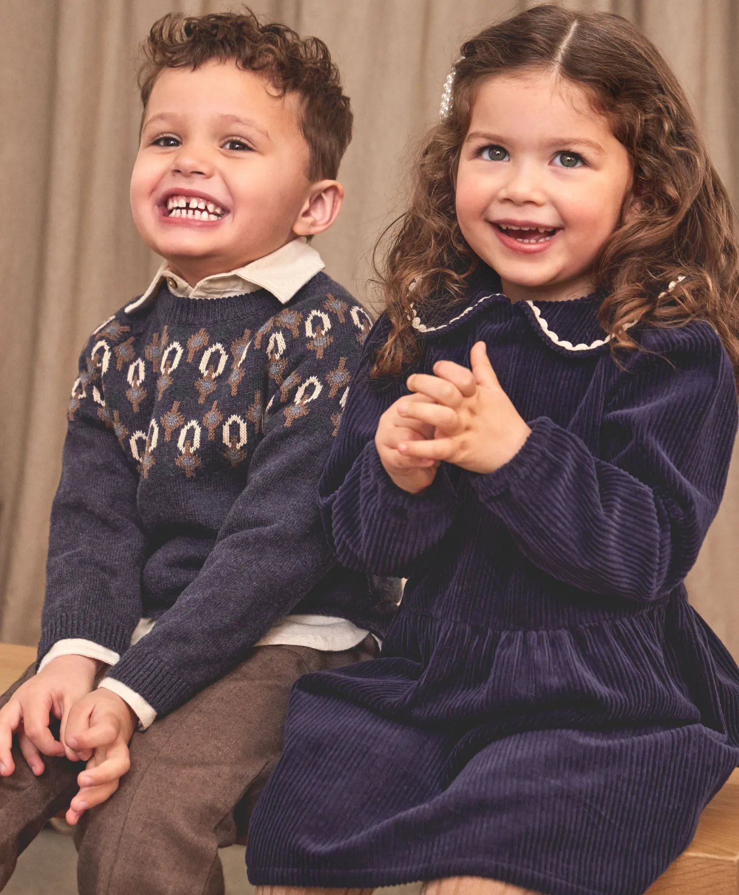 En Fant Corduroy Dress