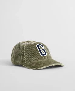 GANT Badge Washed Cord Cap