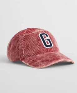 Gant Badge Washed Cord Cap