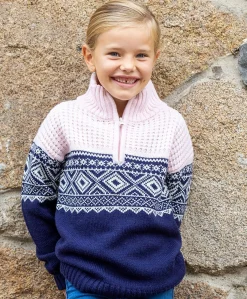 Halfzip ullgenser barn