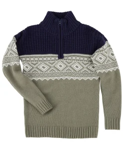 Halfzip ullgenser barn