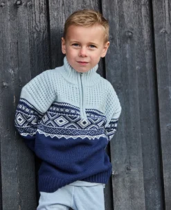 Halfzip ullgenser barn