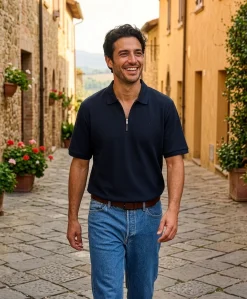 Jack&Jones Austin zip Polo