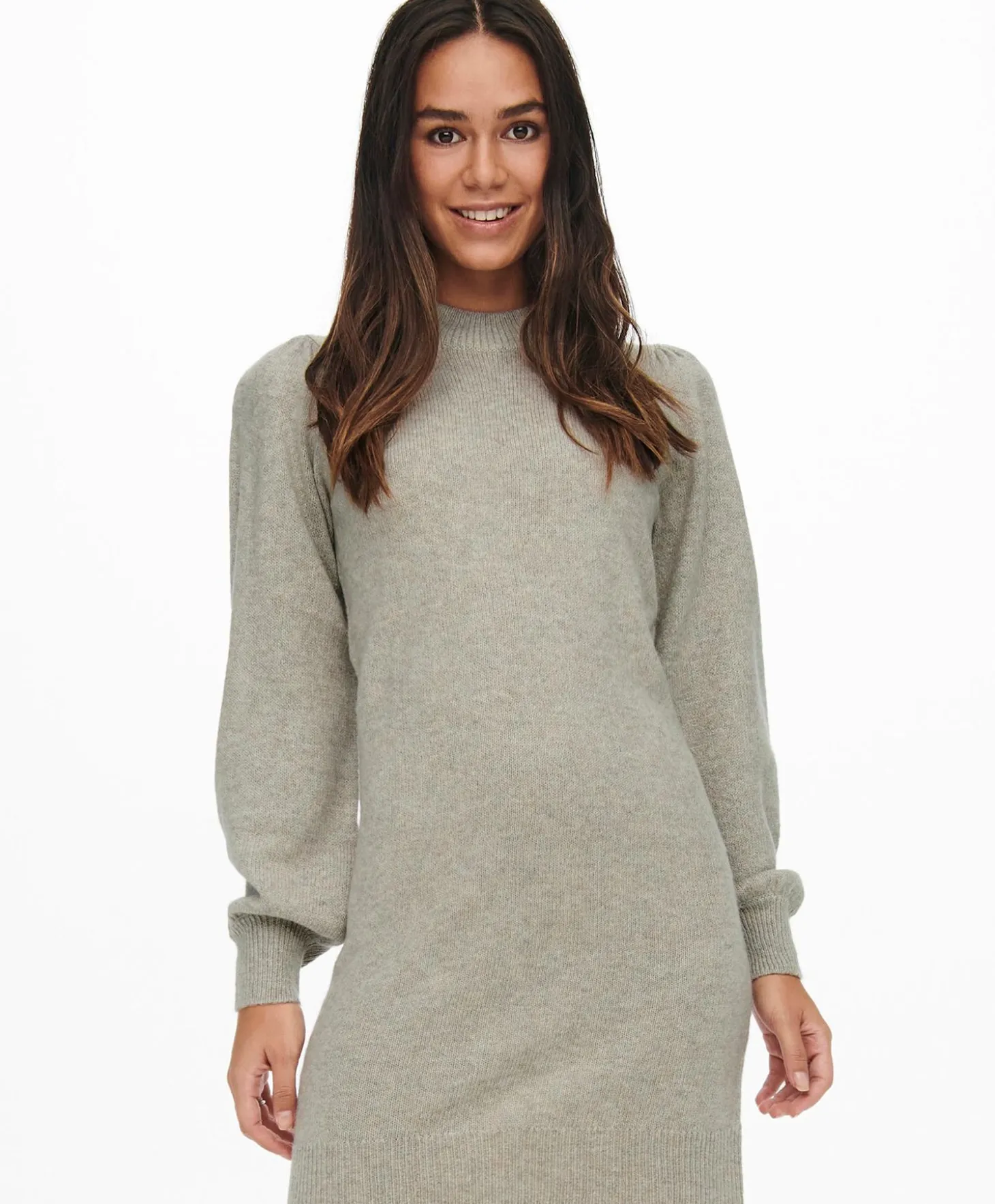 JDY Rue L/S Høyhalset Kjole