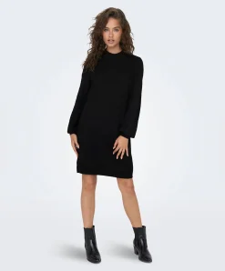 JDY Rue L/S Høyhalset Kjole