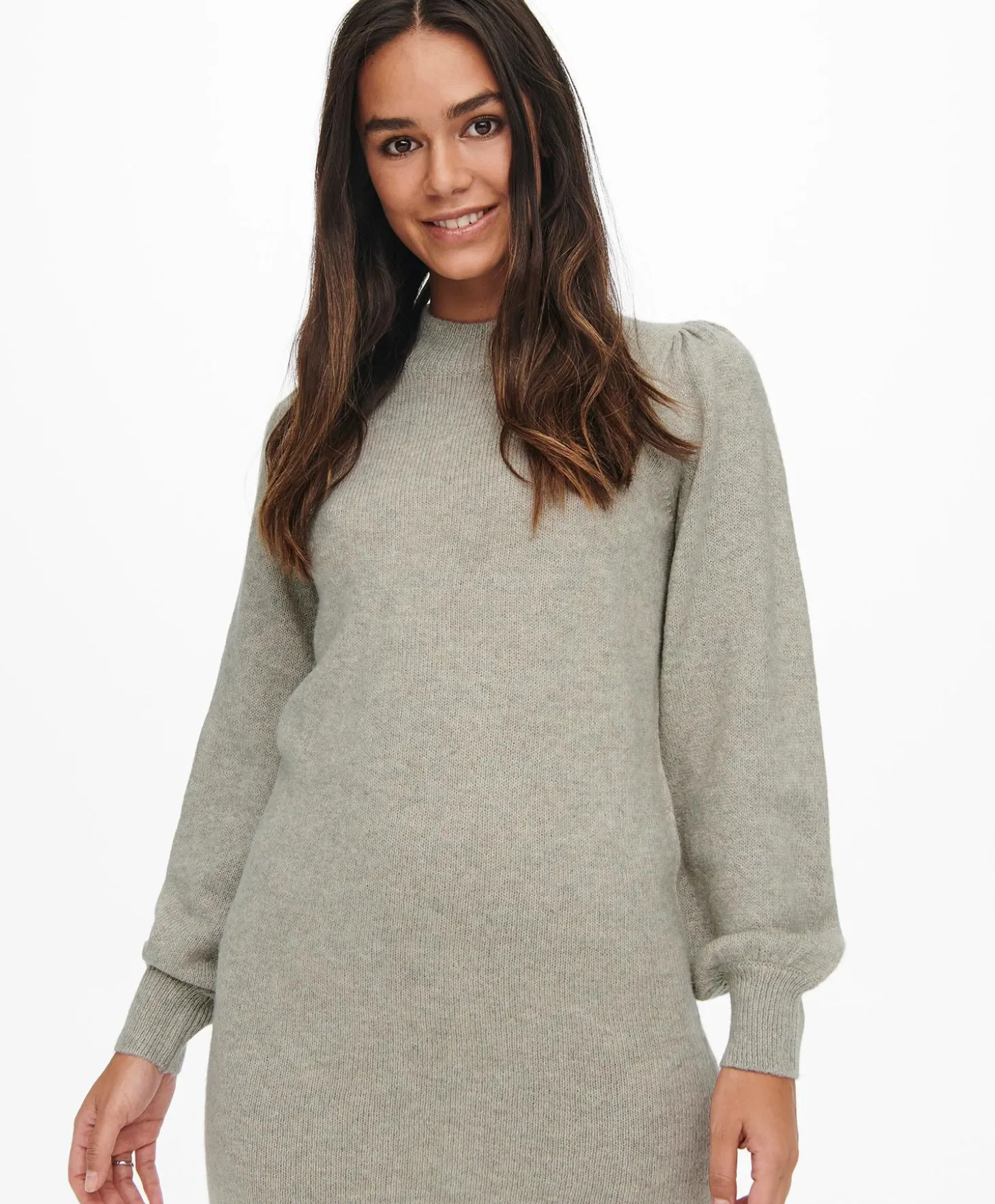 JDY Rue L/S Høyhalset Kjole