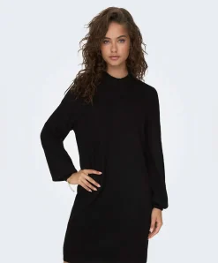 JDY Rue L/S Høyhalset Kjole