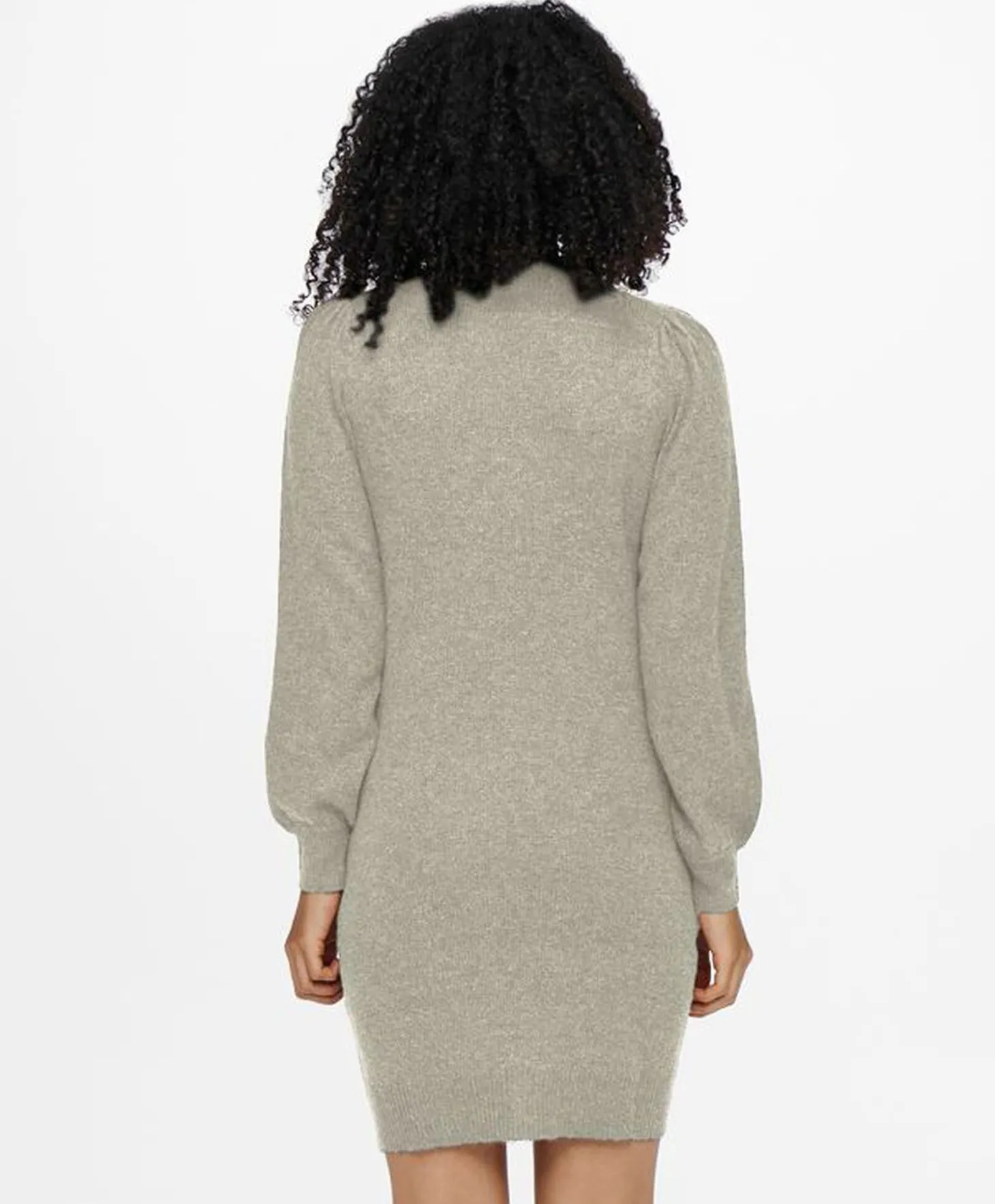 JDY Rue L/S Høyhalset Kjole