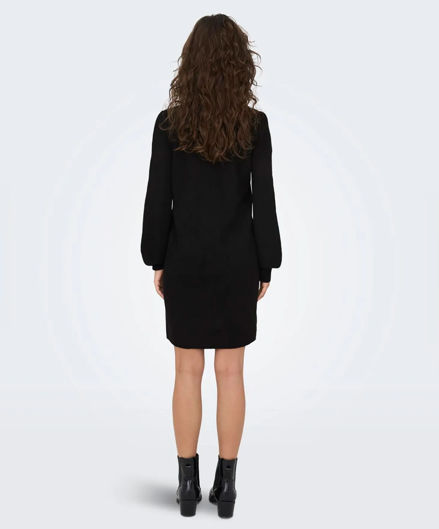 JDY Rue L/S Høyhalset Kjole
