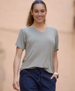Kaffe Frida V-neck T-shirt