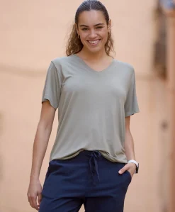 Kaffe Frida V-neck T-shirt