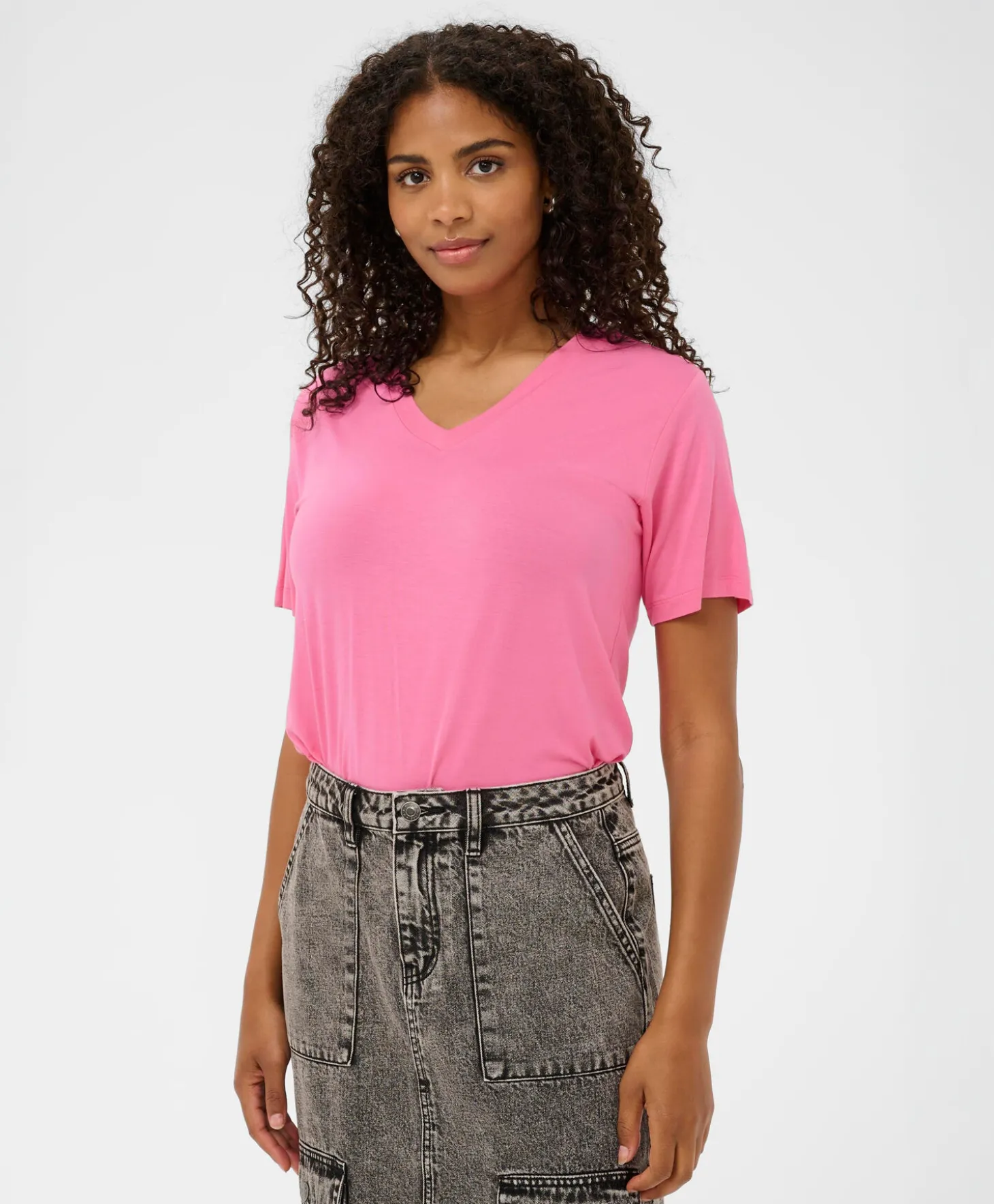 Kaffe Frida V-neck T-shirt
