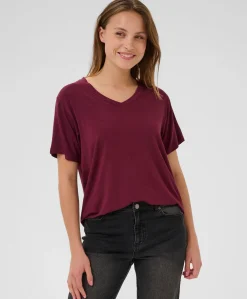 Kaffe Frida V-neck T-shirt