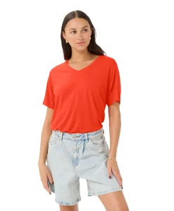 Kaffe Frida V-neck T-shirt