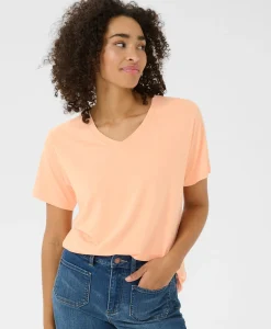 Kaffe Frida V-neck T-shirt