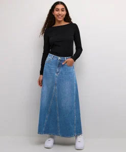 Kaffe Hera Denim Skjørt