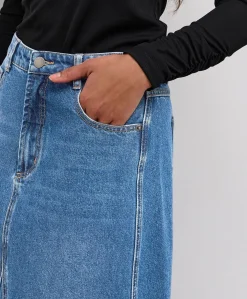 Kaffe Hera Denim Skjørt