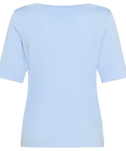 Kaffe Lizza boatneck solid topp