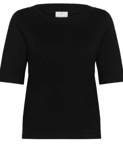 Kaffe Lizza boatneck solid topp