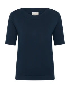 Kaffe Lizza boatneck solid topp