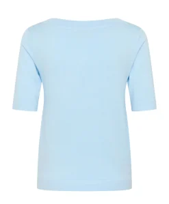 Kaffe Lizza boatneck solid topp
