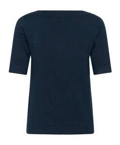 Kaffe Lizza boatneck solid topp