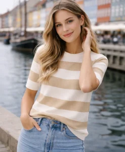 Kaffe Lizza Striped Knit