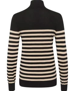 Kaffe Lizza Stripet Roll Neck