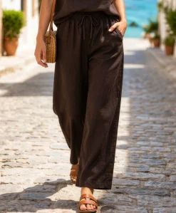 Kaffe Milia Cropped Wide Pants