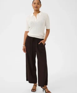 Kaffe Milia Cropped Wide Pants