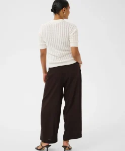 Kaffe Milia Cropped Wide Pants