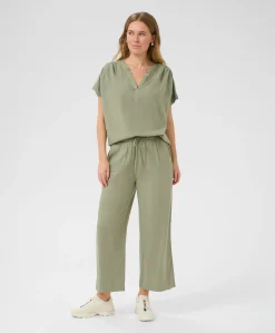 Kaffe Milia Cropped Wide Pants