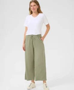 Kaffe Milia Cropped Wide Pants