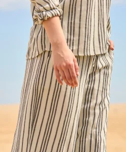 Kaffe Milia Cropped Wide Pants