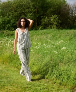 Kaffe Milia Cropped Wide Pants