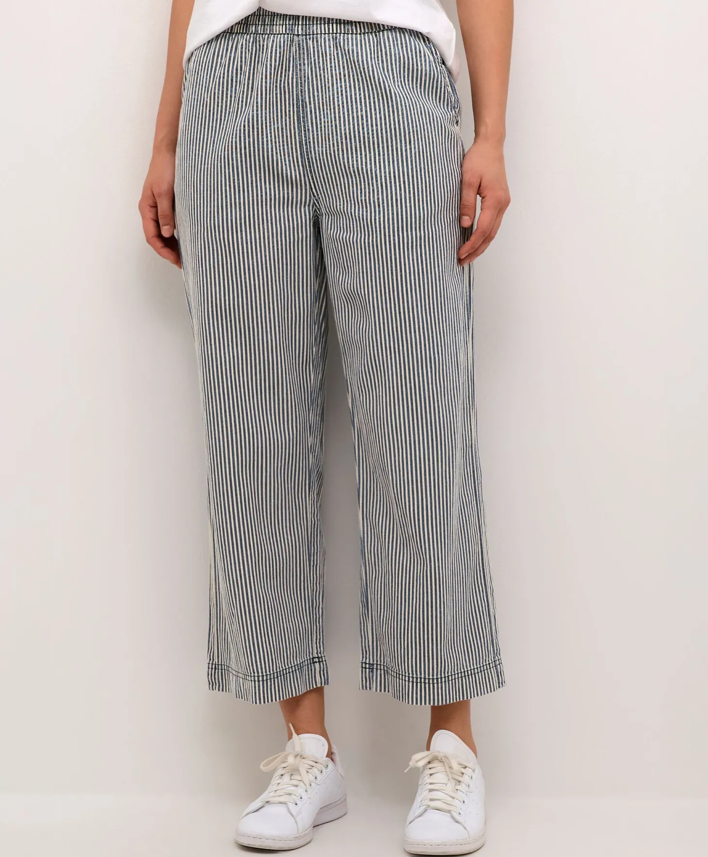 Kaffe Naya Striped Culotte Pant