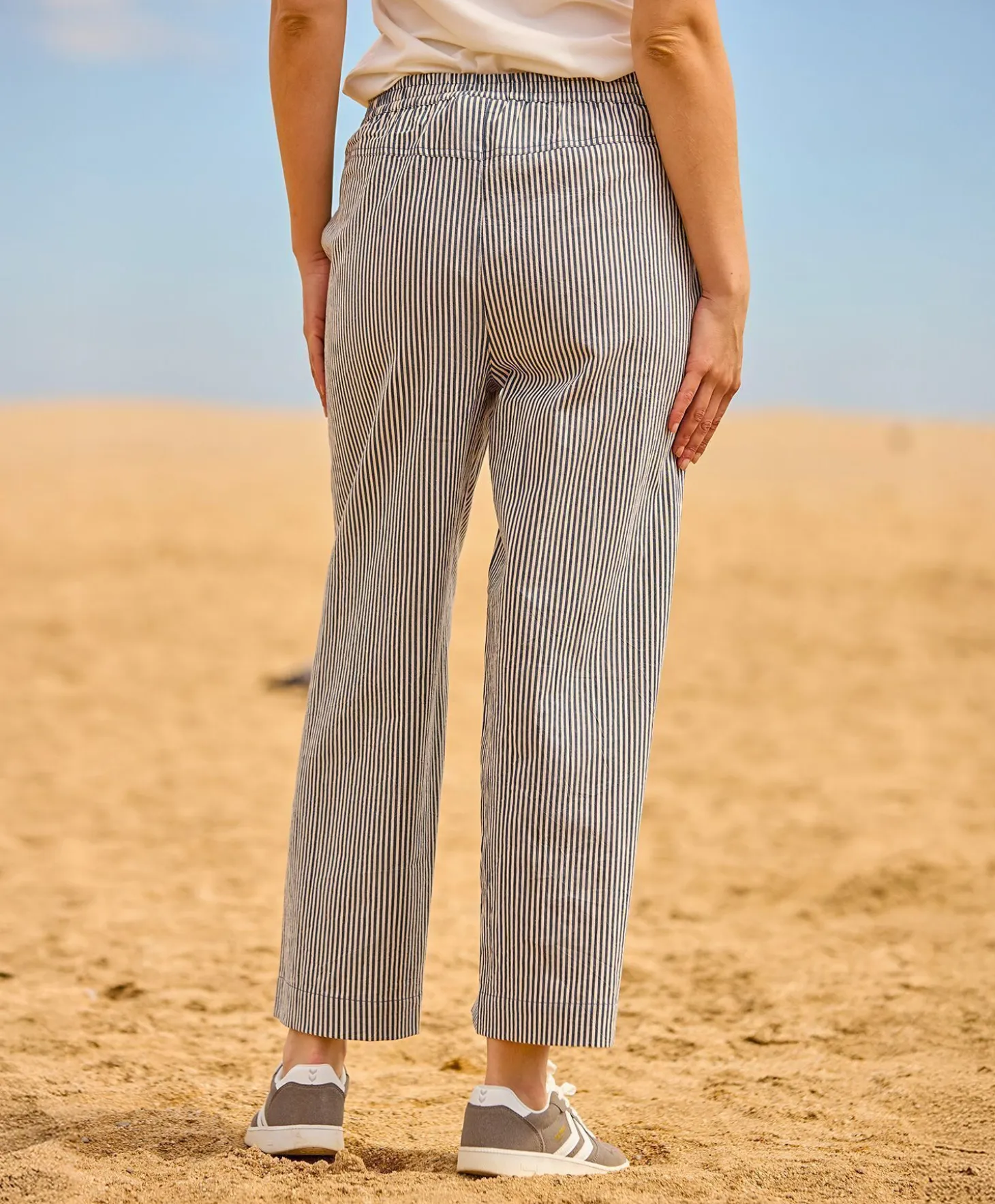 Kaffe Naya Striped Culotte Pant