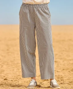 Kaffe Naya Striped Culotte Pant