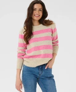 Kaffe Niel Striped Pullover