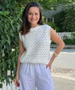 Kaffe Silja strikket topp