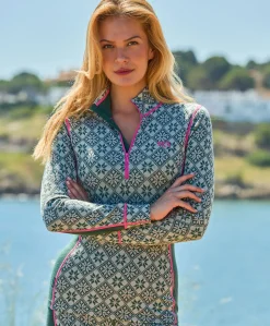 Kari Traa Rose Halfzip Genser Merino
