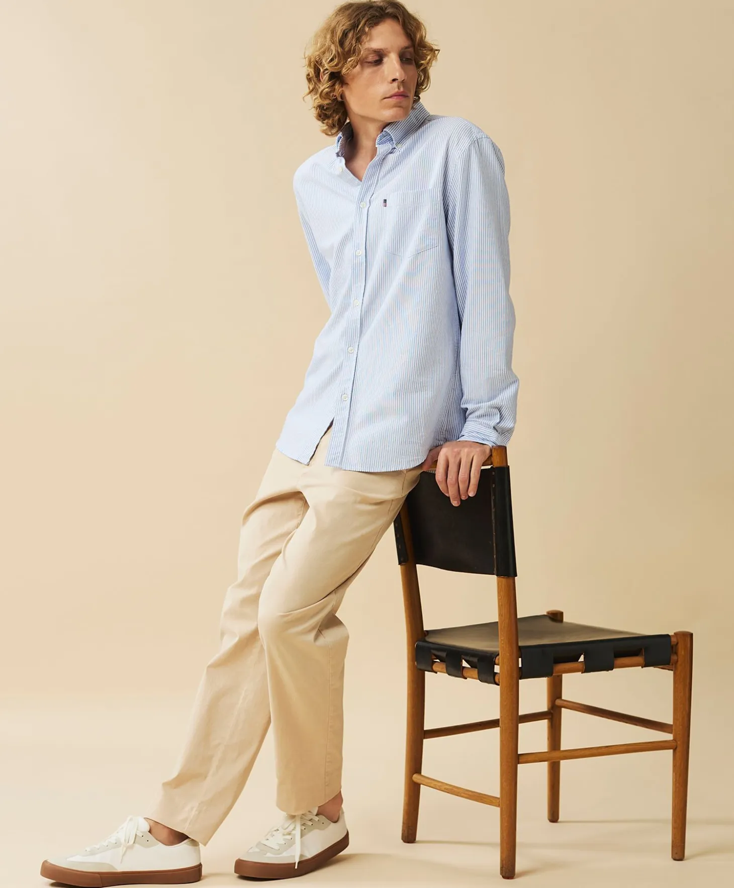 Lexington Casual Stripet Oxford Shirt