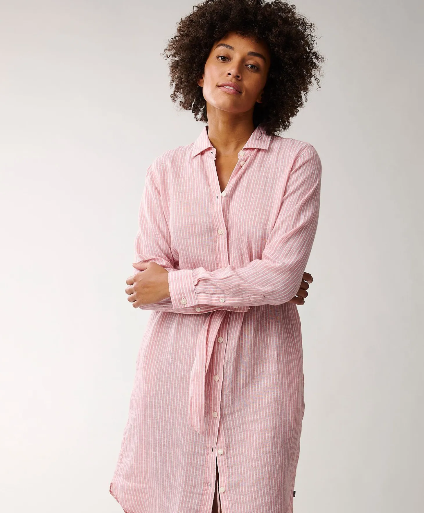 Lexington Isa Linen shirt Dress