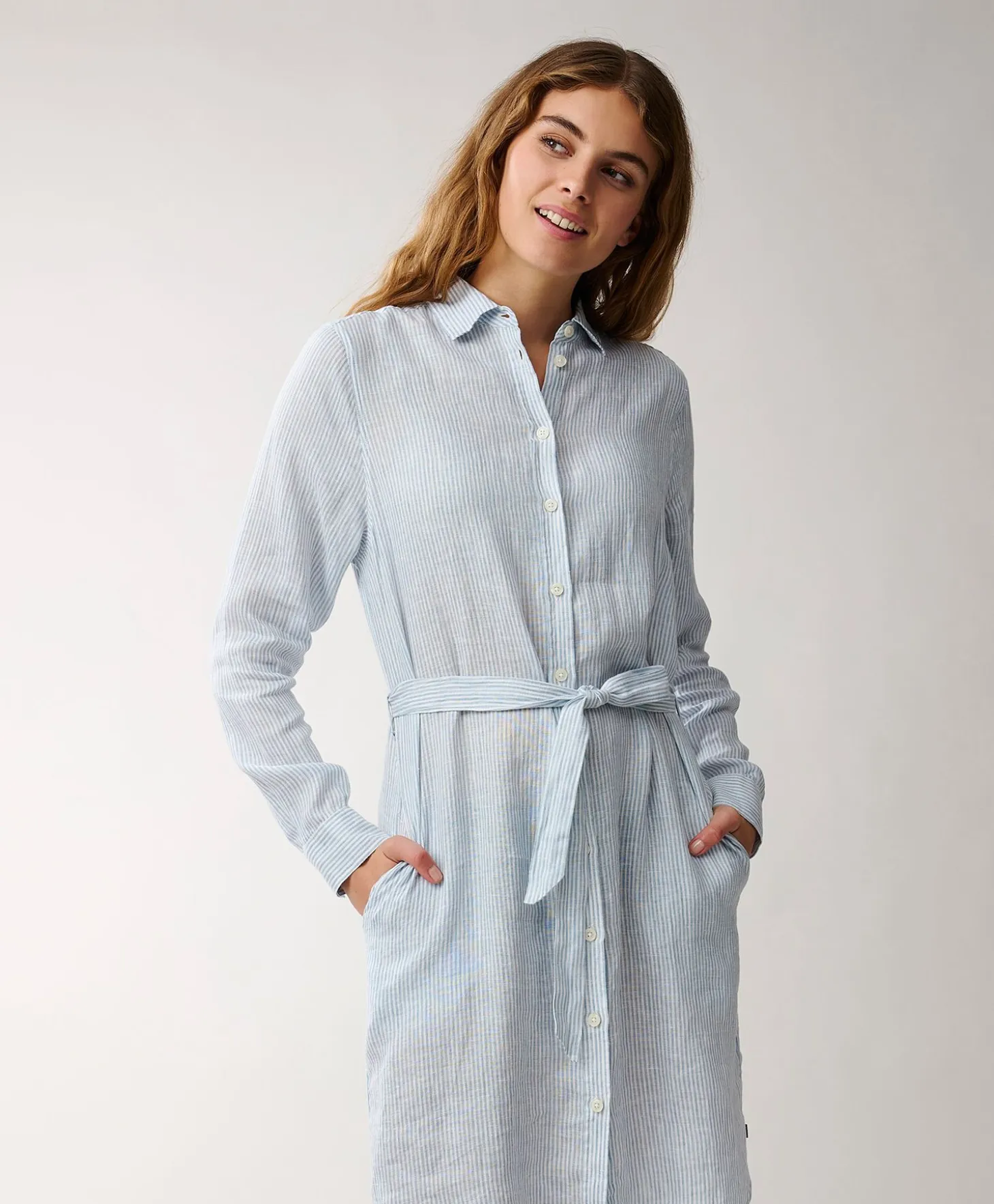 Lexington Isa Linen shirt Dress