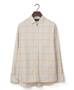 Lexington Oversized Organic Cotton Check Flannel Shirt