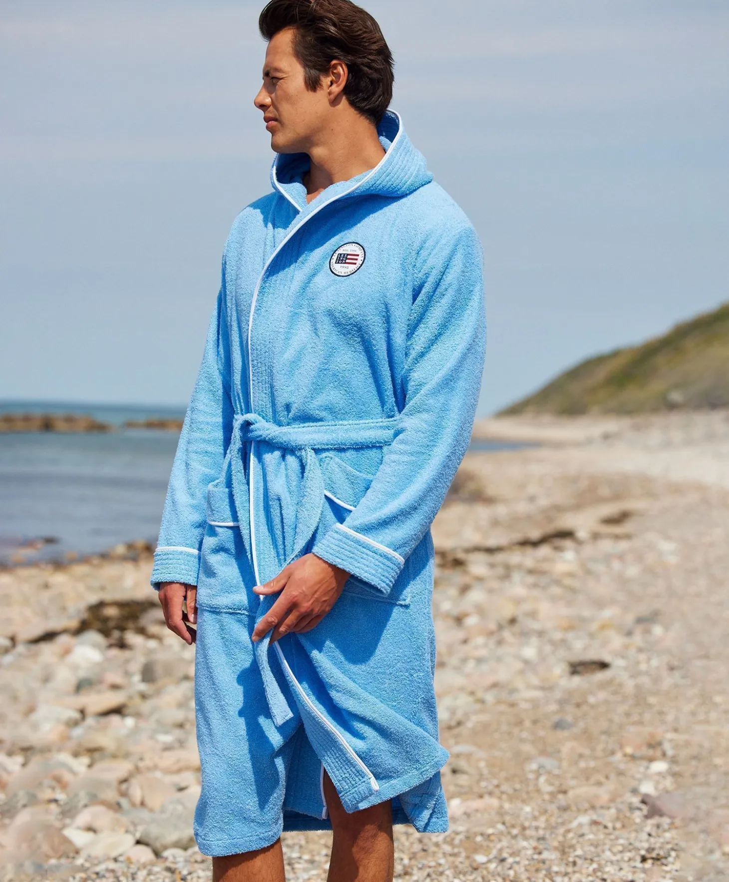 Lexington Quinn Cotton-Mix Hoodie Robe