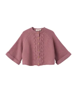 Lil Atelier Dora 3/4 strikket cardigan