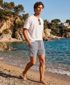 NOU Ciro M Thin Striped Swim Shorts