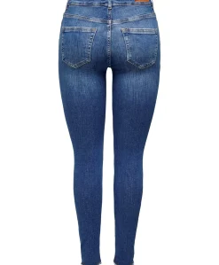 Only Blush Mid DNM Denimblå