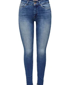 Only Blush Mid DNM Denimblå